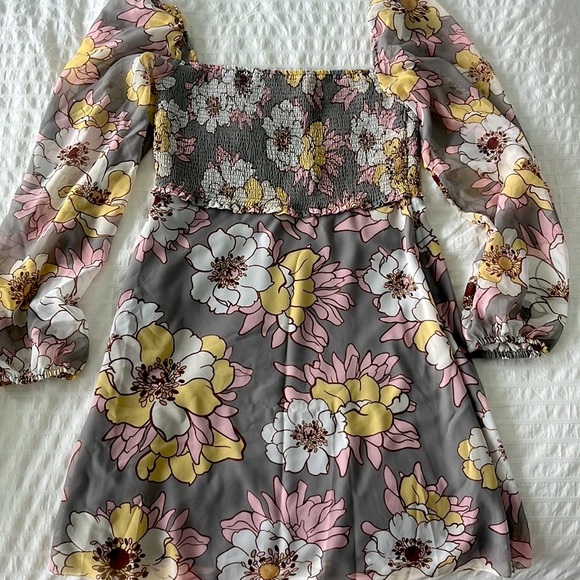 Aritzia Wilfred Floral Villa Dress - Picture 1 of 8